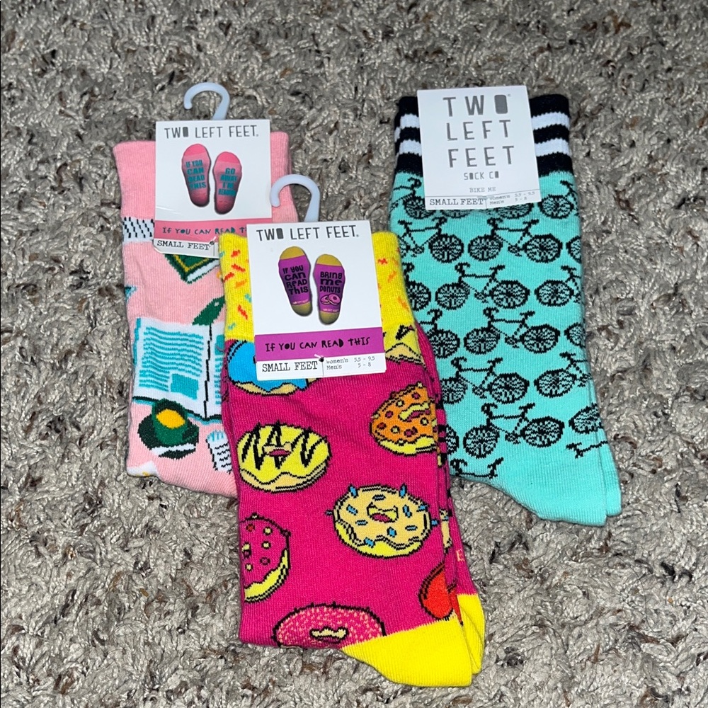 Hot Sox Colorful Fun Patterned Socks Trio